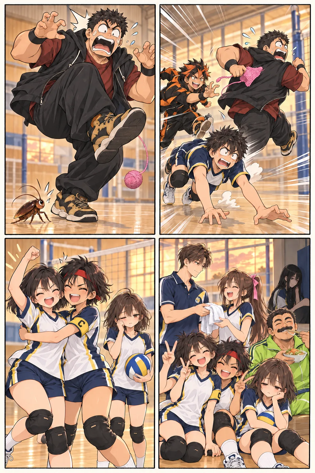 การ์ตูนหน้า 8: ชัยชนะแบบฟลุก ๆ